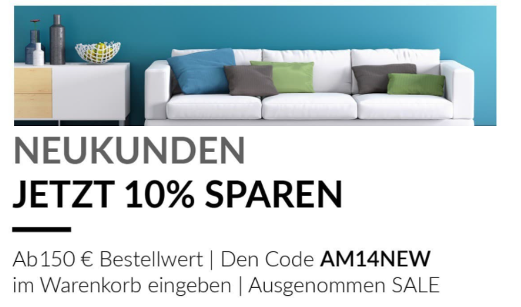 5€ ambiendo Gutschein bei der Newsletter Anmeldung sichern